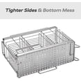thumbnail image 4 of Utensil Holder Utensil Drying Rack Basket Holder with 3 Divided Compartments, Sturdy 304 Stainless Steel Rust Proof, 4 of 4