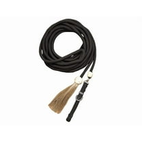20' Braided Mecate Lunge Line w/ Horse Hair Tassel