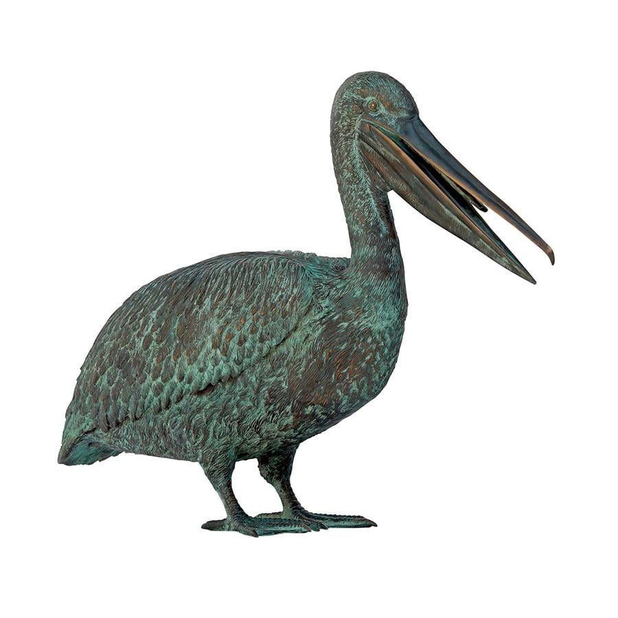 Pelican Wharf Seaside Decor Cast Bronze Garden Statue by Design Toscano