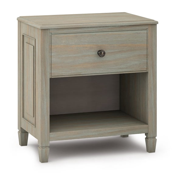 Simpli Home Connaught Table in Distressed Gray