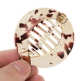 thumbnail image 5 of Unique Bargains 1 Pc Fashion Round Fish Shape Hair Clips Hairdo Clip Light Brown, 5 of 5