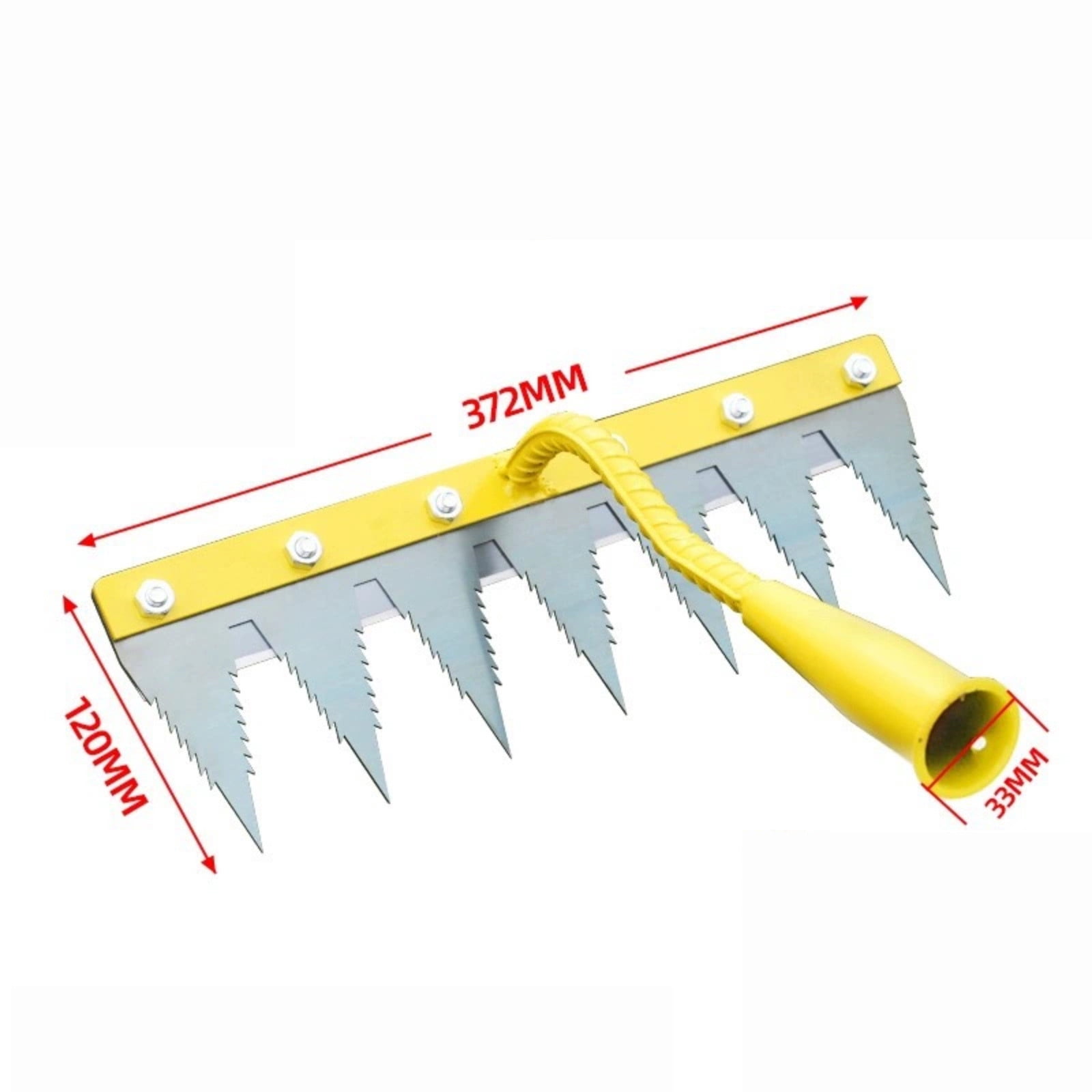 7 Teeth Weed Puller Tool,Sod Cutter,Weed Rake,Heavy Duty Garden Hand Weeder Rake, 4/5/6/7 Teeth Weeder Tool For Yard Lawn Garden, Manual Weed Puller Gardening Weeding Tool