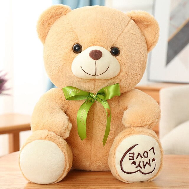 25/35/45cm High Quality Cute Toy Cartoon Teddy Bear Plush Toys Stuffed Plush Animals Lovely Bear Doll Birthday Gift For ChildrenLight Brown35cm Deng Xun unisex