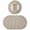Natural Linen, variant on 4 Pcs Round Ruffled Linen Blend Placemats, Washable Scalloped Edge Table Mats for Kitchen Dining Table, Holiday Wedding Birthday Party, Rustic Farmhouse Country Home Decor (Terracotta, 15 Inch)