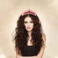 thumbnail image 3 of Fashionable Bridal Headband Metal Material Handmade Crystal Design Lightweight Adjustable Secure Fit for Weddings Birthdays Formal Occasions Themed Parties, 3 of 5
