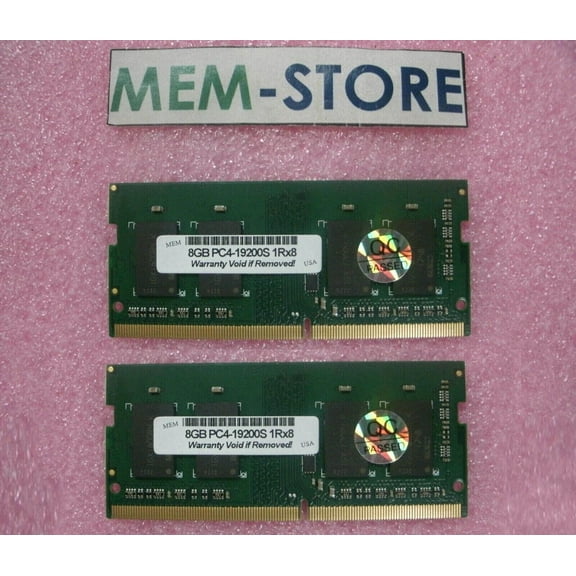 16GB (2x8GB) DDR4 2400MHz SODIMM Crucial CT2K8G4SFS824A Equivalent Laptop Memory (3rd Party)