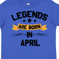 thumbnail image 4 of Inktastic Legends Are Born in April Boys or Girls Toddler T-Shirt, 4 of 5