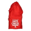 J.L. Childress Gate Check Travel Bag for Single and Double Strollers, Red