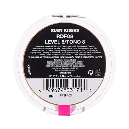 Ruby Kisses 3D Face Creator Cream Foundation & Concealer, 12 Hours Long Lasting, Medium to Full Coverage, Non-Greasy, Ideal for Makeup & Contour Palette