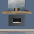 thumbnail image 4 of Pearl Mantels Beautiful Natural Acacia Wood Mantel Shelf, Unique Wood Character Enhanced By An Ashy Brown Finish, 72"L x 9"D x 5"H, 4 of 6