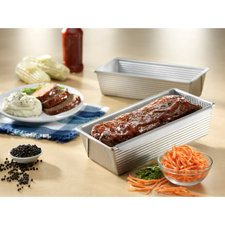 USA Pan Nonstick Meat Loaf Pan with Insert, 2 Piece Set