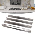 thumbnail image 1 of Stove  Cover, Stainless Steel Fine Workmanship Wear  Easy To Install Stove  Guard 4Pcs  For Induction Cookers, 1 of 8