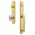thumbnail image 3 of Grandeur Arc D Grip Dummy Handleset with Baguette Crystal Knob, 3 of 5