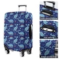 thumbnail image 5 of DarkBlue Cartoon Dinosaurs Pattern Luggage Cover Fashion Suitcase Cover Baggage Covers Fit 25-28 Inch Luggage (Go Travel), 5 of 5
