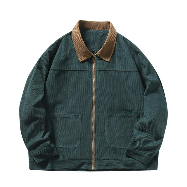 Styesk Vestes pour Hommes Veste Rigide pour Homme Vêtements de Sport d'Extérieur Trench à Col Roulé pour Homme Veste Décontractée de Style Affaires pour Homme d'Âge Moyen
