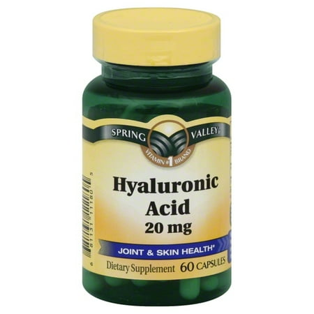 Spring Valley Hyaluronic Acid with Vitamin C, 60 Capsules