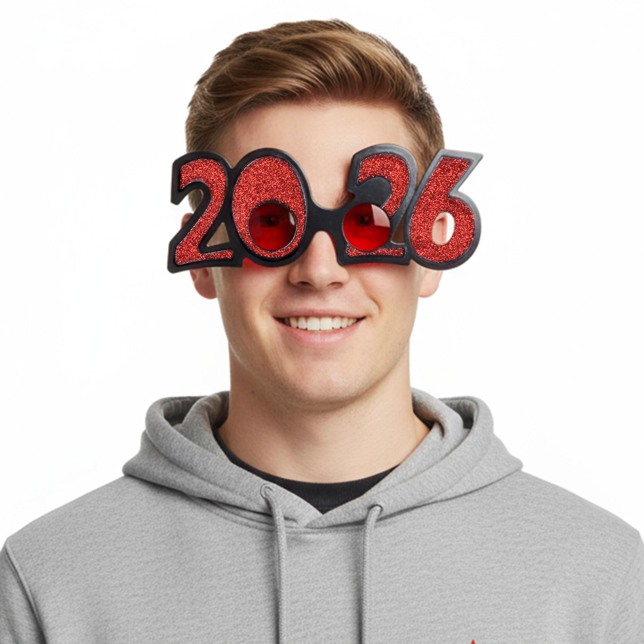 Verres en plastique rouges pour le Nouvel An, 1 pièce, décorations festives, une façon élégante de célébrer, adulte