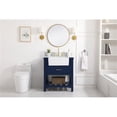 thumbnail image 6 of Elegant Decor Clement 30" MDF Single Bathroom Vanity with Backsplash in Blue, 6 of 8