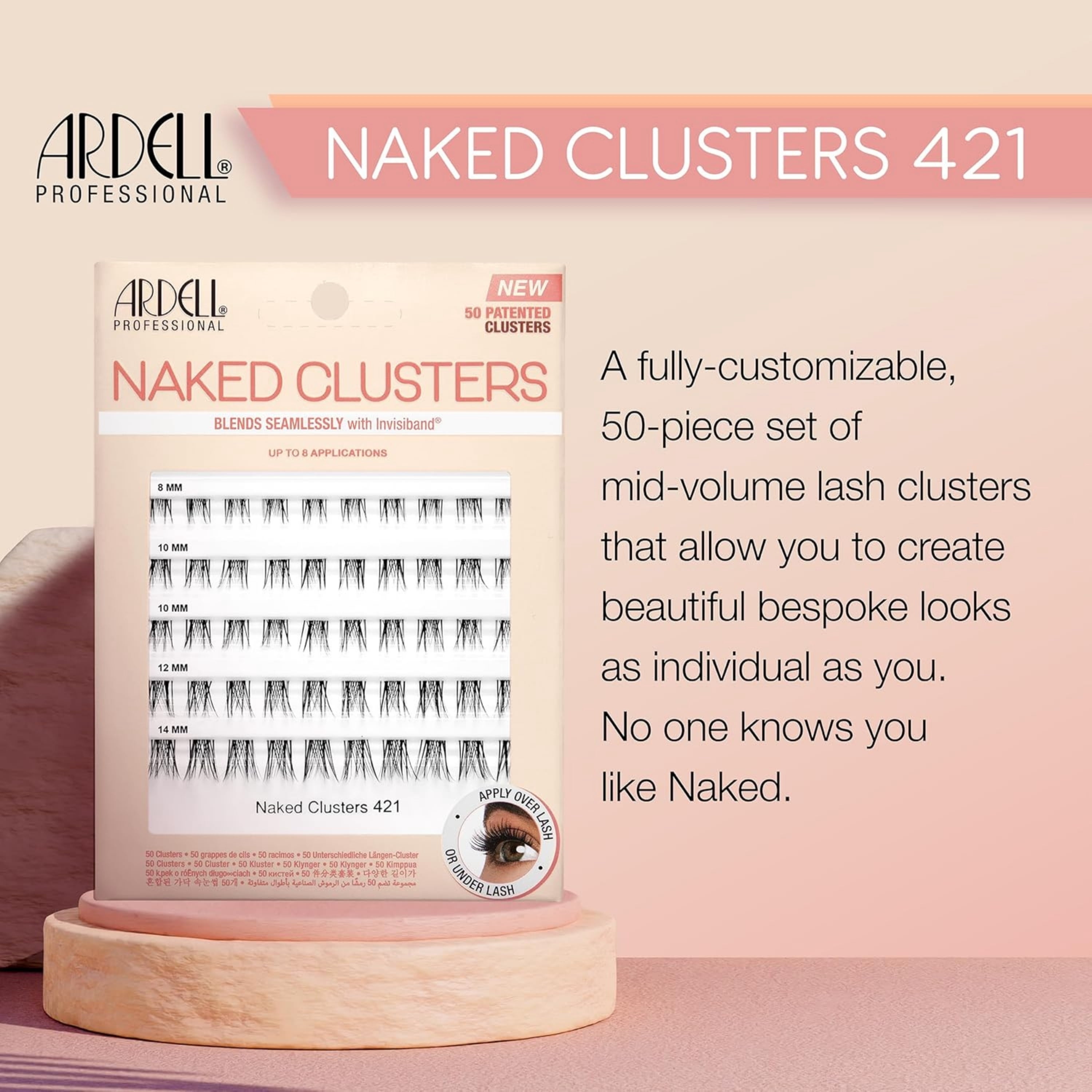 Ardell Naked Clusters Lash, 421, 50 Count