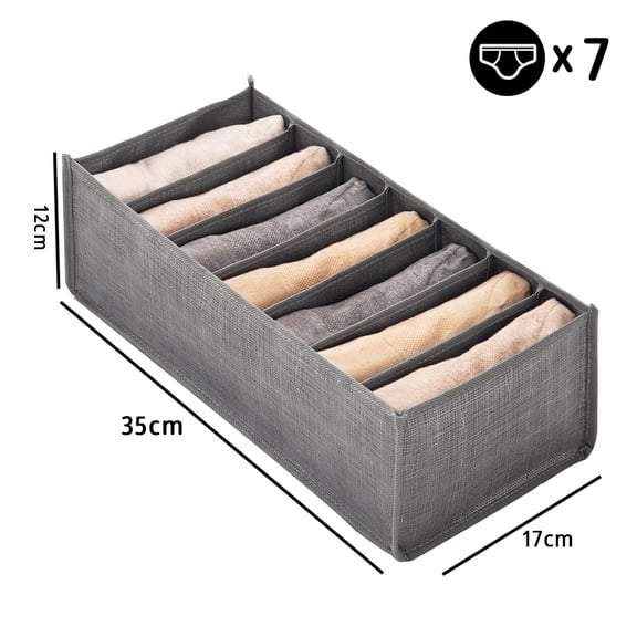  Closets Clothes Organizer Foldable Clothing Jeans Storage Box Closet Drawer Organizer with Handles Wardrobe Storage Organize