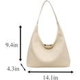 thumbnail image 6 of LinYooLi Woven Leather Tote Bag for Women Top-handle Handbag Bag Hobo Shoulder Bags Large Soft Underarm Retro Handbag, 6 of 8