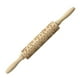 thumbnail image 1 of Rodillo de amasar grabado en relieve Rodillo de amasar de madera con patrones Galleta texturizada Estilo E, 1 of 9