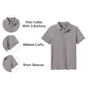 GBH Boys School Uniform Short Sleeve Pique Polo Shirt (Little Boys & Big Boys)