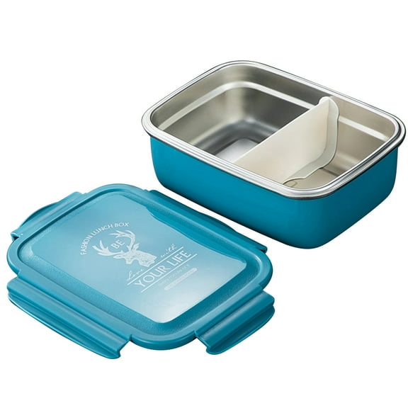 YIEMEEN Stainless Steel Mini Insulated Lunch Boxes Fresh-keeping Portable Reusable Boxes