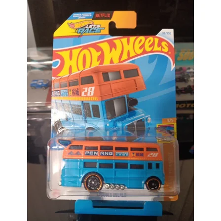 Hot Wheels HW Fast Transit 1:64 Diecast Malaysia Orange/Blue