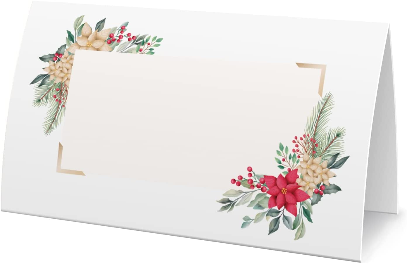 Christmas Food Tent Labels(25 pack) - Place Cards for ...