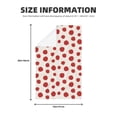 thumbnail image 2 of Sikiie Abstract Red Polka Dot Waffle Weave Kitchen Dish Cloth,Super Absorbent Kitchen Dish Towels 16*26 Inches for Dish Rags Washing Dishes, Drying Dishes, 2 of 7
