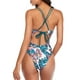 thumbnail image 4 of Traje de baño de una pieza estampado, Traje de baño de una pieza para mujer Traje de baño de una pieza Traje de baño de una pieza para mujer Muy versátil, 4 of 6