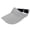 grey, variant on UV-Protective Wide Brim Open Top Outdoor Summer Sun Visor Hat, Orange, Adjustable 16-22 Inch