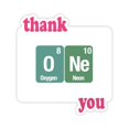 thumbnail image 1 of checal element science Thank You Stickers Quote Grateful, 1 of 3