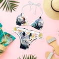 thumbnail image 6 of Rhinoceros Detachable Sponge Adjustable Strap Bikini Set Two-Pack Swim Suits for WomenToolStrip with applicable scenes, 6 of 6