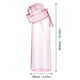 thumbnail image 4 of Botella Con Aroma A Prueba Fugas 650 Ml Cápsula Sabor (transparente) Rosa, 4 of 8