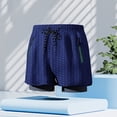 thumbnail image 4 of Conairie Men Swim Trunks Solid Elastic Waist Competitive Swim Racing Team Swimsuit Elastic Waist Swim Jammers UPF 50+ XXXXL, 4 of 4