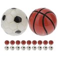 thumbnail image 1 of Miangastore Stable Material 20pcs Mini Soccer Ball Miniature Basketball For Mini House Dec, 1 of 8