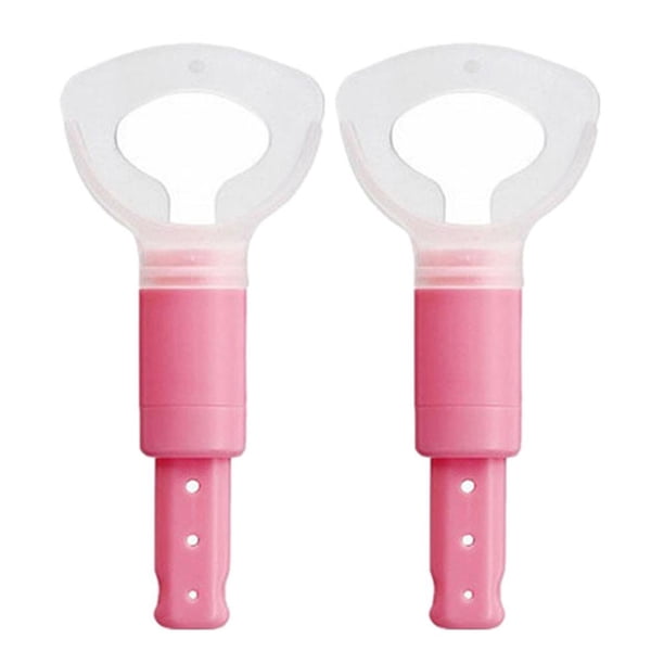 FLhrweasw Respiración Abdominal para Pérdida Peso Herramienta Estiramiento Facial para Adelgazar (rosa)