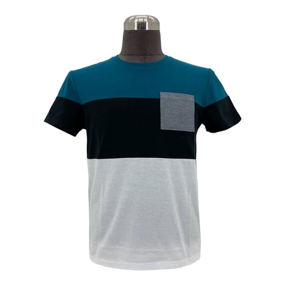 Playera George Talla EG Bloques Blanco