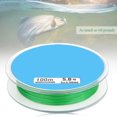 thumbnail image 4 of 100M 9 hebras verde hilo de pescar de PE trenzado líneas de pesca con mosca súper resistentes accesorio de aparejos de pescador 5,0 #, 4 of 5