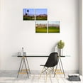 thumbnail image 6 of Golf Course Wall Art for Living Room Bedroom Golf Pictures Canvas Prints California Golf Course Wall Decor Home Decorations Painting Framed Artwork Ready to Hang (16''''W x 16''''H x 4), 6 of 6