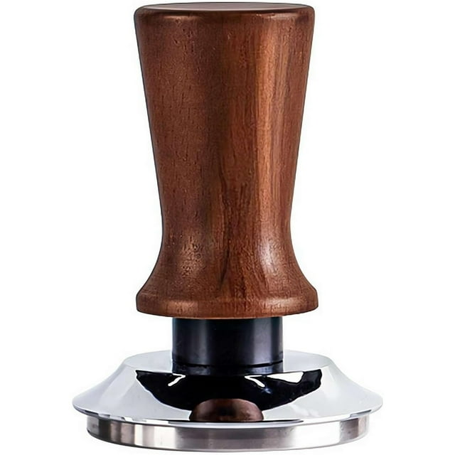 51mm Espresso Hand Tamper, Calibrated Spring Loaded Coffee Tamper with Stainless Steel Ripple Base, Self Leveling Espresso Hand Tampers, Espresso Accessories