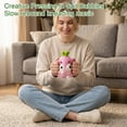 thumbnail image 5 of Bubble Blowing Cow Squishy Fidget Toys for Adults Soft Tactile Sensory Gadget Creamy White Office Desk Accessory Slow Rising Pressure Relief Tool 1 Pack, 5 of 6