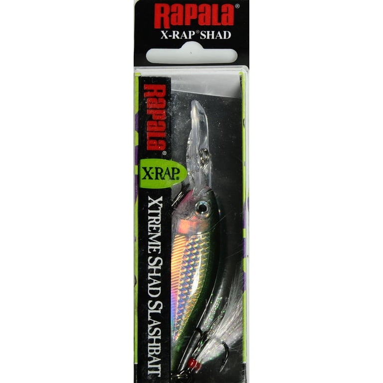 E Green Rapper Rapala X-Rap Shad 06 Crankbait Fishing Lure 2.5