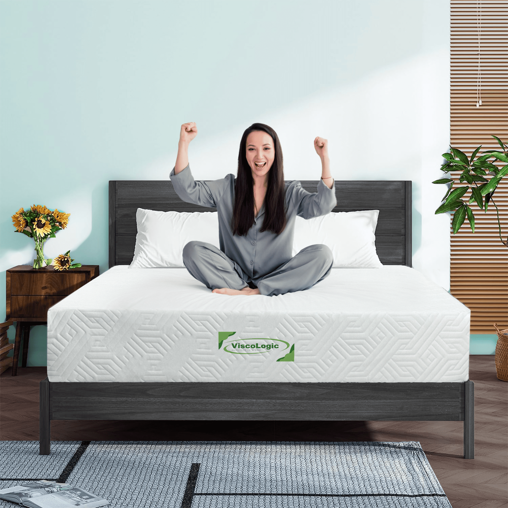 ViscoLogic Maxima 7" Twin Reversible Medium Comfort Foam Mattress