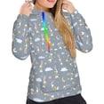 thumbnail image 4 of KLL Sleep Rabbit for Womens Pullover Hoodie with Pocket Hooded Long Sleeve Shirts Sweatshirt for Women-X-Large, 4 of 7