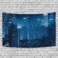 thumbnail image 1 of ABPHQTO Ity Skyline 3D Tapiz abstracto Decoración para colgar en la pared Decoración para el hogar Sala de estar Dormitorio 100x150 cm, 1 of 4