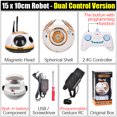 thumbnail image 1 of RC Robot 2.4G Radio Remote Control With Sound Watch Gesture Induction Sensor Intelligent Robot Car Model Kid Electronic Toy Gift, 1 of 6