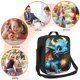 thumbnail image 5 of Balery Adorable Blue Baby Dragon Caja de Almuerzo y Bolsa de Almuerzo para Hombres y Mujeres, Bolsa de Almuerzo Reutilizable con Gran Capacidad, Bolsa de Almuerzo Aislada, 5 of 7